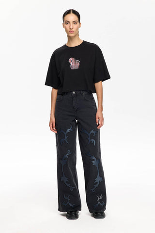CROP OVERSIZED TEE 004