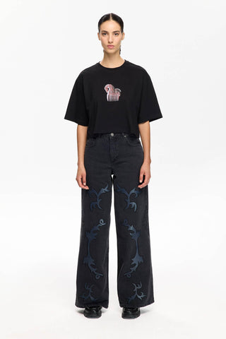 CROP OVERSIZED TEE 004