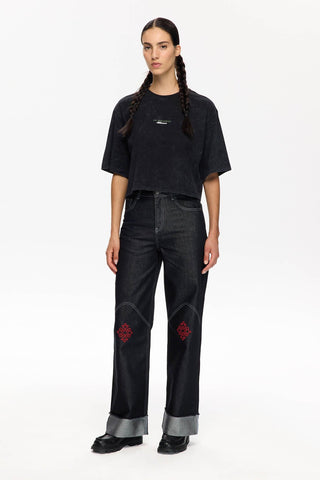CROP OVERSIZED TEE 005