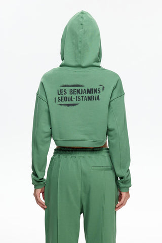 CROP HOODIE 002