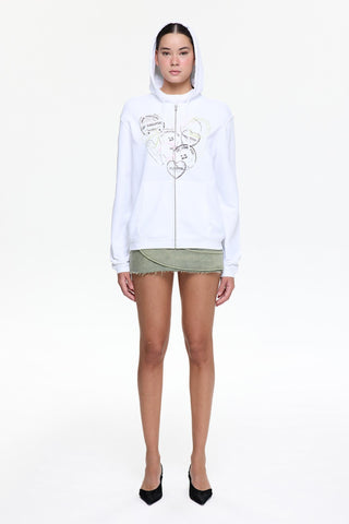 REGULAR ZIP HOODIE 009