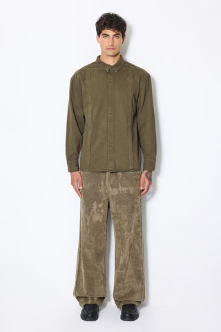 PLEAT DETAILED SHIRT