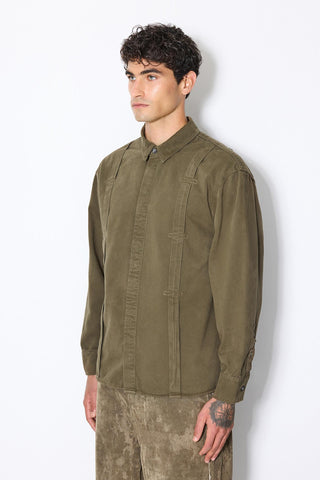 PLEAT DETAILED SHIRT