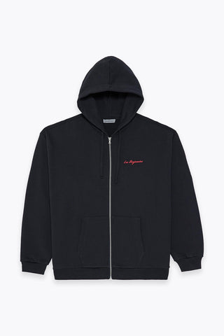 BANNER PRINTED ZIP HOODIE