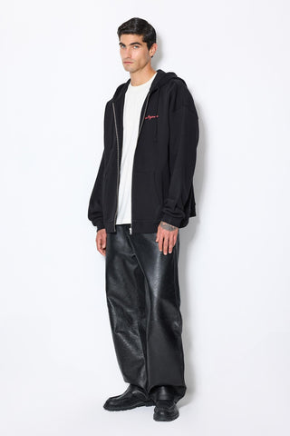 BANNER PRINTED ZIP HOODIE