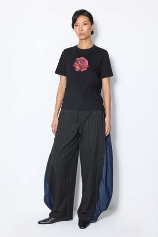 ROSE PRINTED TEE